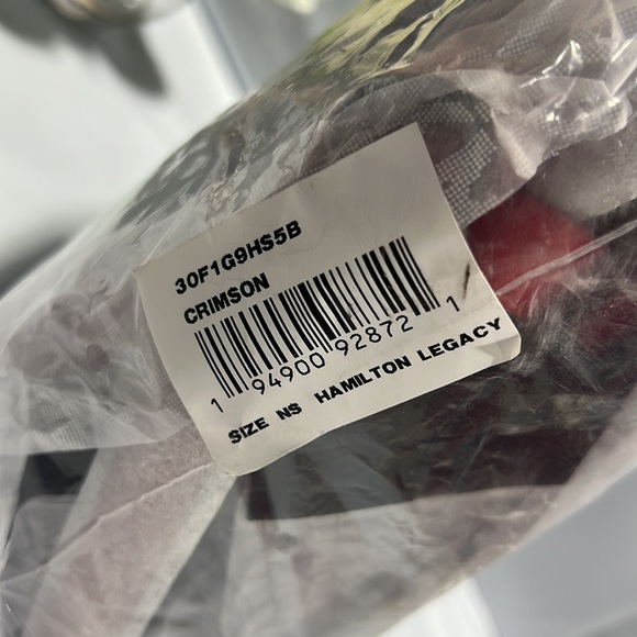 NWT - Michael Kors Hamilton Legacy Sm Logo Belted Satchel, Crimson/Brown - Picture 11 of 11